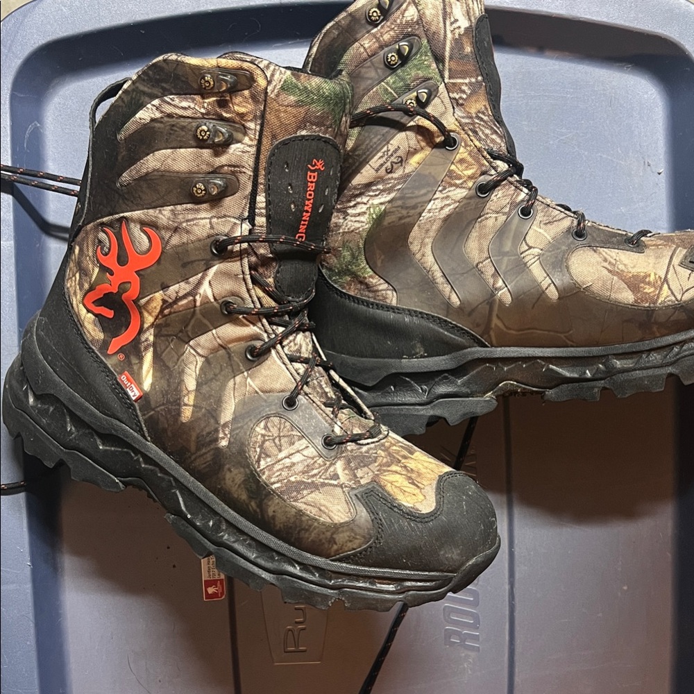 Browning Camouflage & Black Men's Boots
